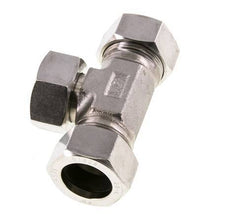 28L Stainless Steel T-Shape Tee Cutting Fitting with Swivel 160 bar Adjustable ISO 8434-1