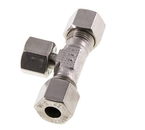 10S Stainless Steel T-Shape Tee Cutting Fitting with Swivel 630 bar Adjustable ISO 8434-1