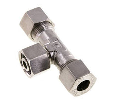 12S Stainless Steel T-Shape Tee Cutting Fitting with Swivel 630 bar Adjustable ISO 8434-1