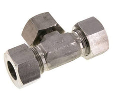 25S Stainless Steel T-Shape Tee Cutting Fitting with Swivel 400 bar Adjustable ISO 8434-1