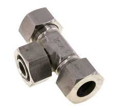 25S Stainless Steel T-Shape Tee Cutting Fitting with Swivel 400 bar Adjustable ISO 8434-1