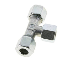 10L Zink plated Steel T-Shape Tee Cutting Fitting with Swivel 315 bar NBR Adjustable ISO 8434-1