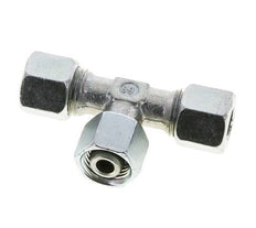 10L Zink plated Steel T-Shape Tee Cutting Fitting with Swivel 315 bar NBR Adjustable ISO 8434-1