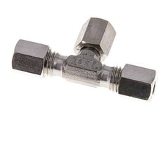 6L Stainless Steel T-Shape Tee Cutting Fitting with Swivel 315 bar FKM Adjustable ISO 8434-1