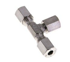 6L Stainless Steel T-Shape Tee Cutting Fitting with Swivel 315 bar FKM Adjustable ISO 8434-1