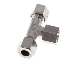 10L Stainless Steel T-Shape Tee Cutting Fitting with Swivel 315 bar FKM Adjustable ISO 8434-1