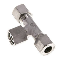 10L Stainless Steel T-Shape Tee Cutting Fitting with Swivel 315 bar FKM Adjustable ISO 8434-1