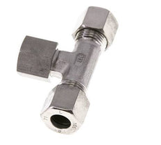 10L Stainless Steel T-Shape Tee Cutting Fitting with Swivel 315 bar FKM Adjustable ISO 8434-1