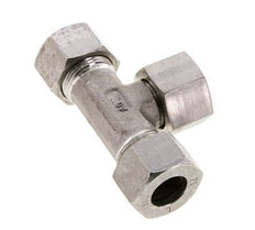 15L Stainless Steel T-Shape Tee Cutting Fitting with Swivel 315 bar FKM Adjustable ISO 8434-1