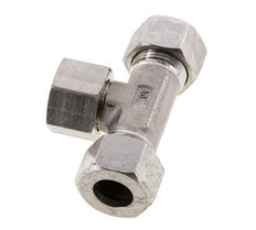 15L Stainless Steel T-Shape Tee Cutting Fitting with Swivel 315 bar FKM Adjustable ISO 8434-1