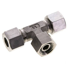 14S Stainless Steel T-Shape Tee Cutting Fitting with Swivel 630 bar FKM Adjustable ISO 8434-1