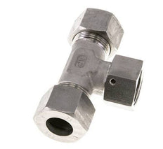 20S Stainless Steel T-Shape Tee Cutting Fitting with Swivel 400 bar FKM Adjustable ISO 8434-1