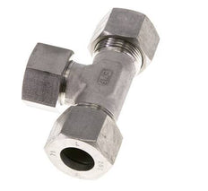 20S Stainless Steel T-Shape Tee Cutting Fitting with Swivel 400 bar FKM Adjustable ISO 8434-1