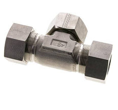 30S Stainless Steel T-Shape Tee Cutting Fitting with Swivel 400 bar FKM Adjustable ISO 8434-1