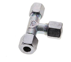 6L & 8L Zink Plated Steel Right Angle Tee Cutting Fitting 315 bar ISO 8434-1