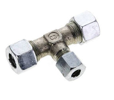 8L & 12L Zink plated Steel T-Shape Tee Cutting Fitting 315 bar ISO 8434-1