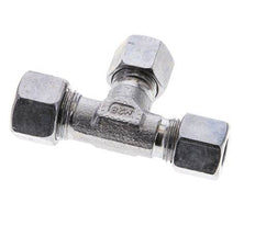 10L & 12L Zink Plated Steel Right Angle Tee Cutting Fitting 315 bar ISO 8434-1