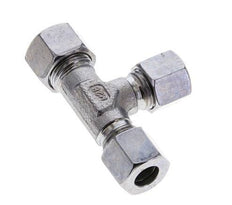 10L & 12L Zink Plated Steel Right Angle Tee Cutting Fitting 315 bar ISO 8434-1