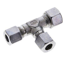 10L & 12L Zink Plated Steel Right Angle Tee Cutting Fitting 315 bar ISO 8434-1