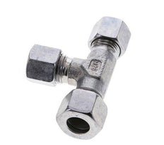 10L & 12L Zink Plated Steel Right Angle Tee Cutting Fitting 315 bar ISO 8434-1