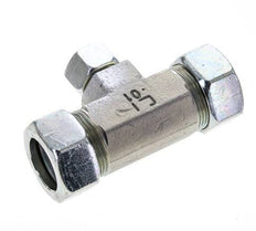 15L & 28L Zink plated Steel T-Shape Tee Cutting Fitting 160 bar ISO 8434-1