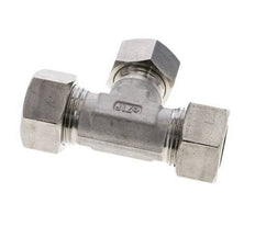 18L & 22L Stainless Steel T-Shape Tee Cutting Fitting 160 bar ISO 8434-1