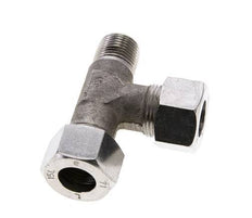 15L & M18x1.5 (con) Stainless Steel Right Angle Tee Cutting Fitting with Male Threads 315 bar ISO 8434-1