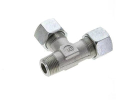 16S & R1/2'' Zink Plated Steel Right Angle Tee Cutting Fitting with Male Threads 400 bar ISO 8434-1