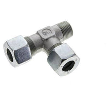 16S & R1/2'' Zink Plated Steel Right Angle Tee Cutting Fitting with Male Threads 400 bar ISO 8434-1