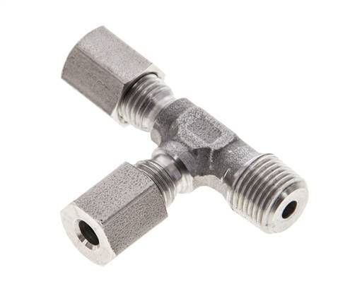 4LL & R1/8'' Stainless Steel Right Angle Tee Cutting Fitting with Male ...