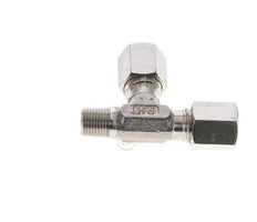 6L & R1/8'' Stainless Steel Right Angle Tee Cutting Fitting with Male Threads 315 bar ISO 8434-1