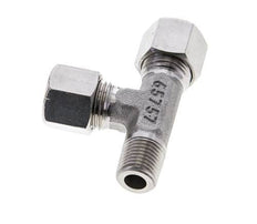 10L & R1/4'' Stainless Steel Right Angle Tee Cutting Fitting with Male Threads 315 bar ISO 8434-1