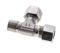 12L & R3/8'' Stainless Steel Right Angle Tee Cutting Fitting with Male Threads 315 bar ISO 8434-1