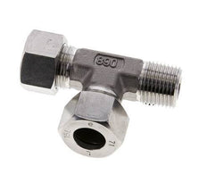 15L & R1/2'' Stainless Steel Right Angle Tee Cutting Fitting with Male Threads 315 bar ISO 8434-1