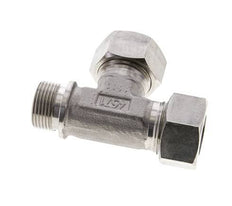 22L & G3/4'' Stainless Steel Right Angle Tee Cutting Fitting with Male Threads 160 bar ISO 8434-1