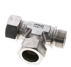 28L & G1'' Stainless Steel Right Angle Tee Cutting Fitting with Male Threads 160 bar ISO 8434-1