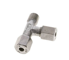 6S & R1/4'' Stainless Steel Right Angle Tee Cutting Fitting with Male Threads 630 bar ISO 8434-1