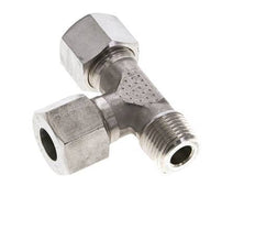 14S & R1/2'' Stainless Steel Right Angle Tee Cutting Fitting with Male Threads 630 bar ISO 8434-1