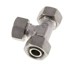 18L Stainless Steel Right Angle Tee Cutting Fitting with Swivel 315 bar Adjustable ISO 8434-1