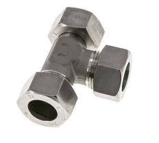 22L Stainless Steel Right Angle Tee Cutting Fitting with Swivel 160 bar Adjustable ISO 8434-1