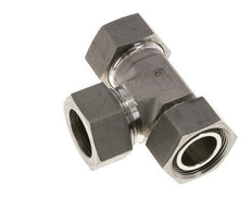 28L Stainless Steel Right Angle Tee Cutting Fitting with Swivel 160 bar Adjustable ISO 8434-1