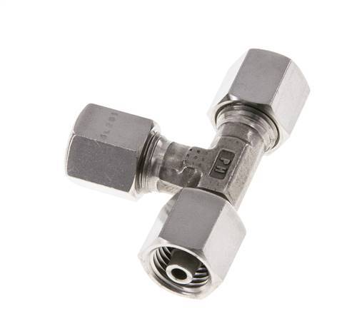 6S Stainless Steel Right Angle Tee Cutting Fitting with Swivel 630 bar Adjustable ISO 8434-1