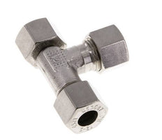 12S Stainless Steel Right Angle Tee Cutting Fitting with Swivel 630 bar Adjustable ISO 8434-1