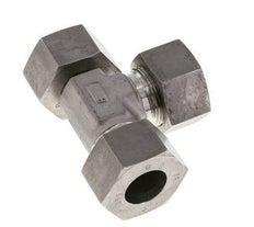 25S Stainless Steel Right Angle Tee Cutting Fitting with Swivel 400 bar Adjustable ISO 8434-1