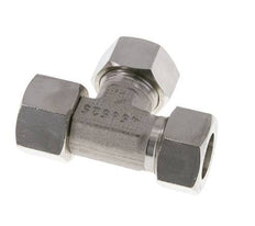 22L Stainless Steel Right Angle Tee Cutting Fitting with Swivel 160 bar FKM Adjustable ISO 8434-1