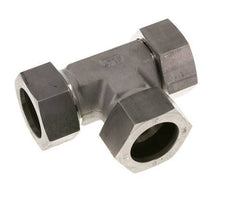 35L Stainless Steel Right Angle Tee Cutting Fitting with Swivel 160 bar FKM Adjustable ISO 8434-1