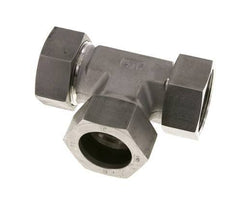 35L Stainless Steel Right Angle Tee Cutting Fitting with Swivel 160 bar FKM Adjustable ISO 8434-1