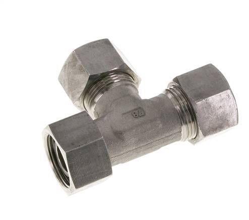 20S Stainless Steel Right Angle Tee Cutting Fitting with Swivel 400 ba ...
