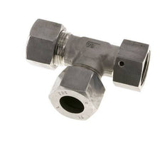 20S Stainless Steel Right Angle Tee Cutting Fitting with Swivel 400 bar FKM Adjustable ISO 8434-1