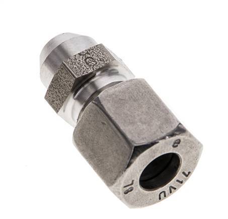 8L & 12mm Stainless Steel Straight Cutting Fitting with Welding End 315 bar ISO 8434-1